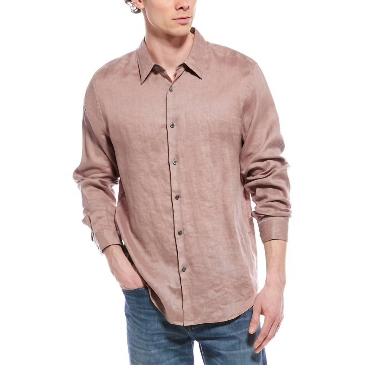 Theory - Linen Button-down Shirt
