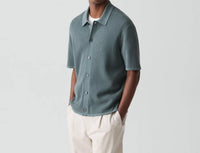 Theory - Mesh Button-up Shirt