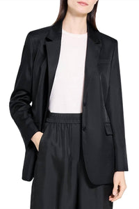 Theory - OVERSIZED SILK BLAZER
