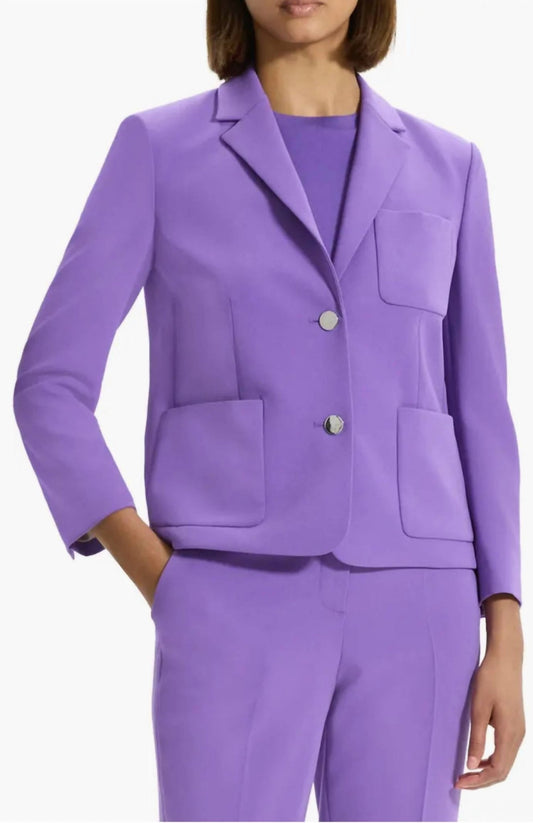 Theory - Shrunken Single Breasted Blazer - blazers - clothing - jackets