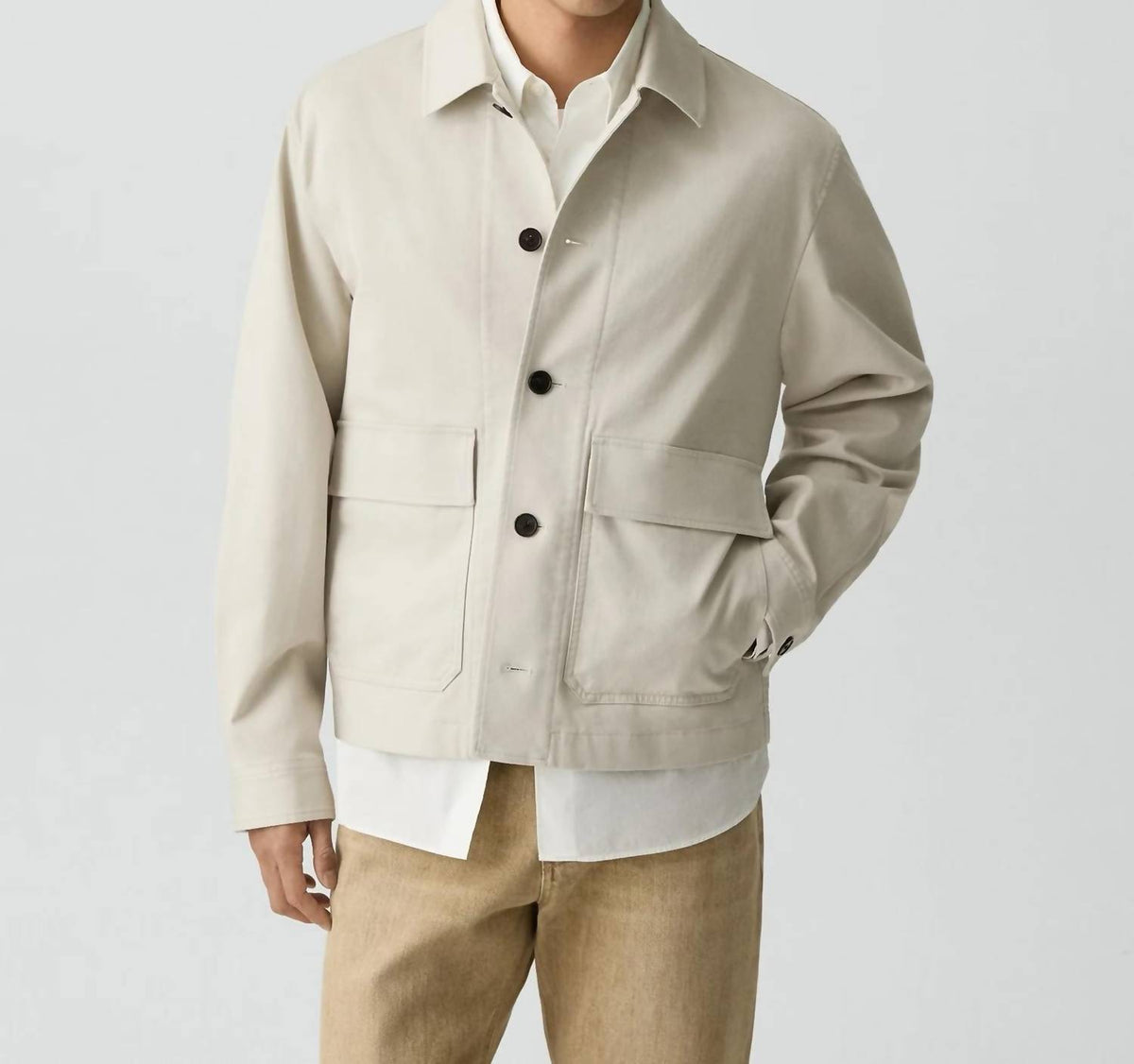 Theory - Single-breasted Button-up Jacket