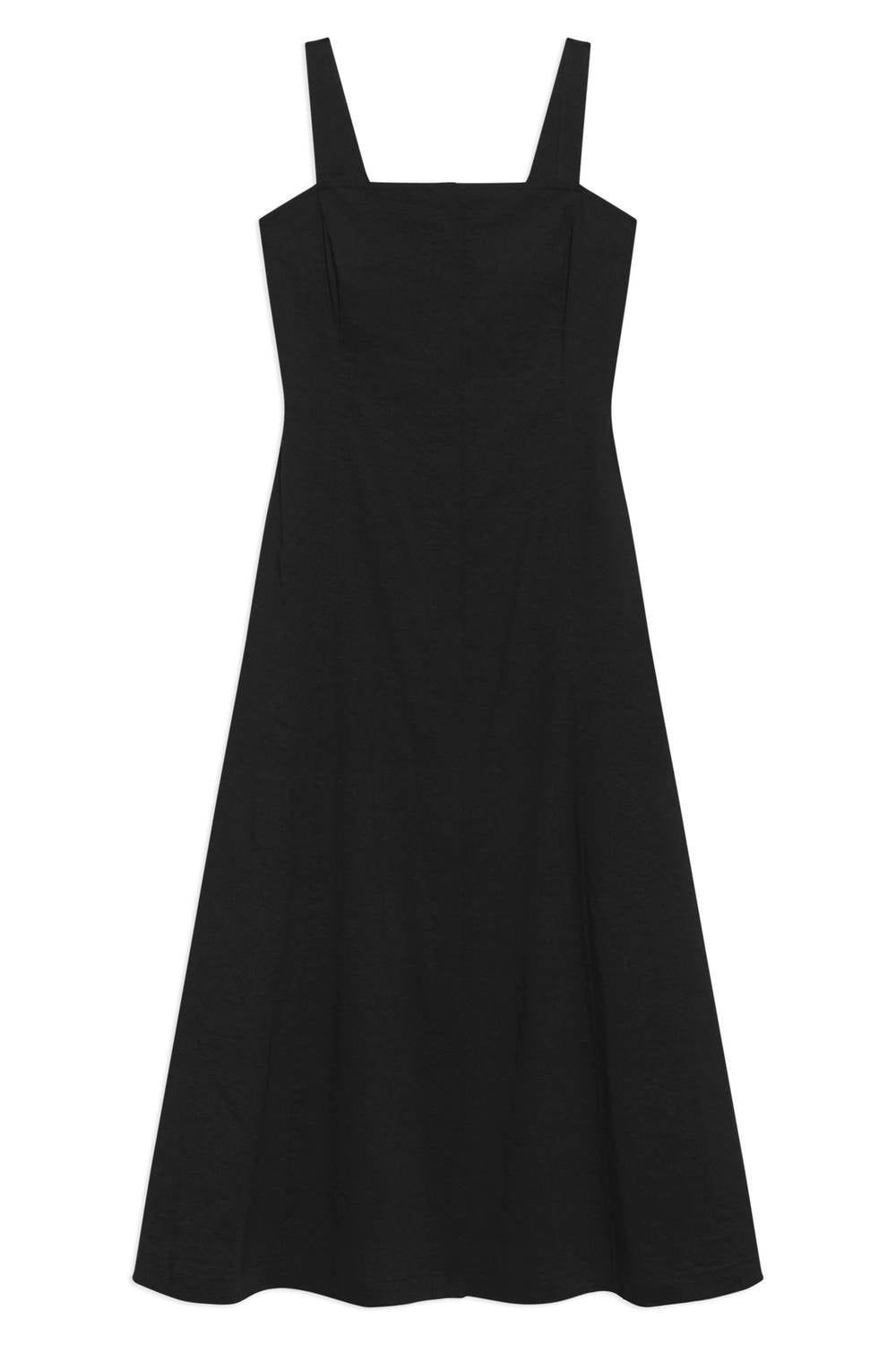 Theory - Square Neck Midi Dress