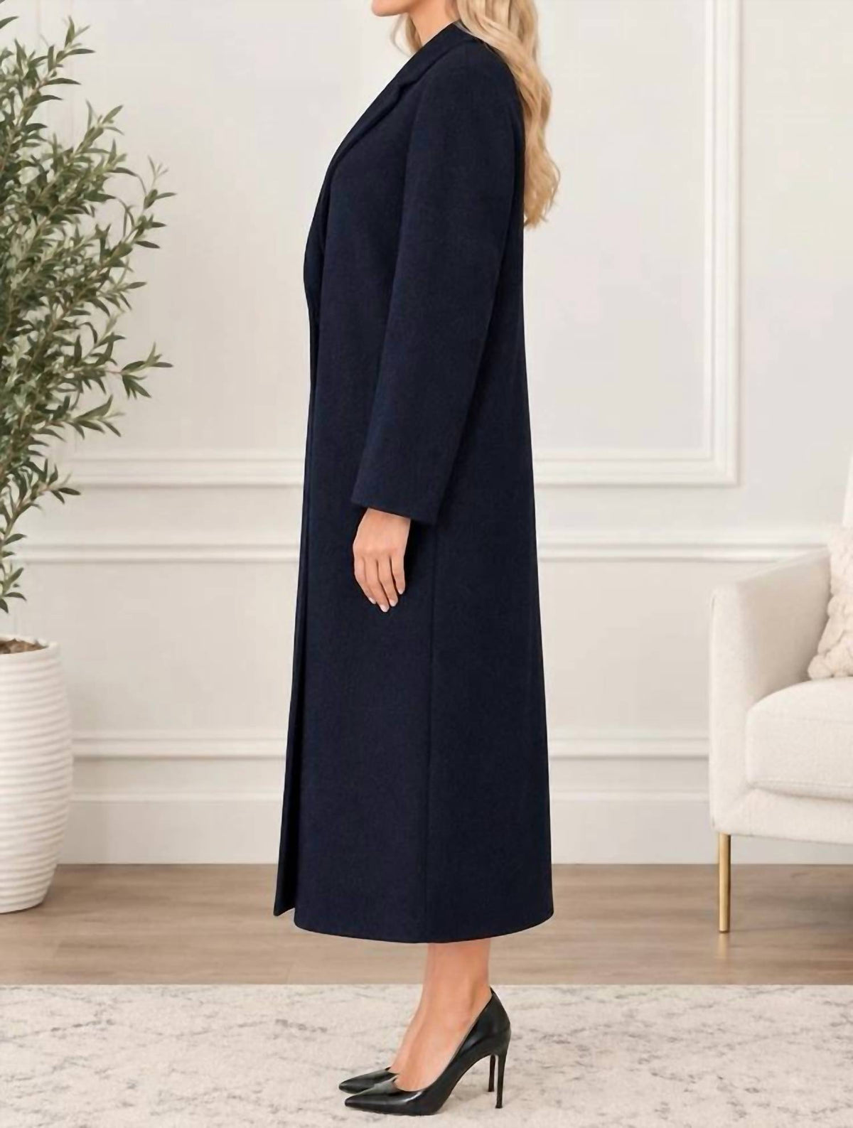 Theory - SUFFOLK DOUBLE BREASTED COAT
