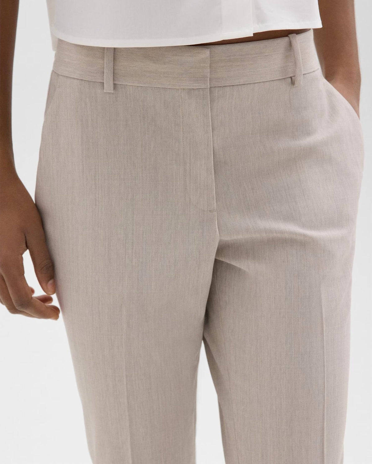 Theory - Treeca Pant in Good Wool