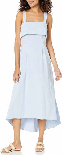 Theory - Women's Flap Midi Dress - blue - clothing - dresses