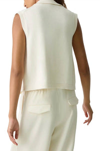 Theory - ZIP UP SPREAD COLLAR VEST
