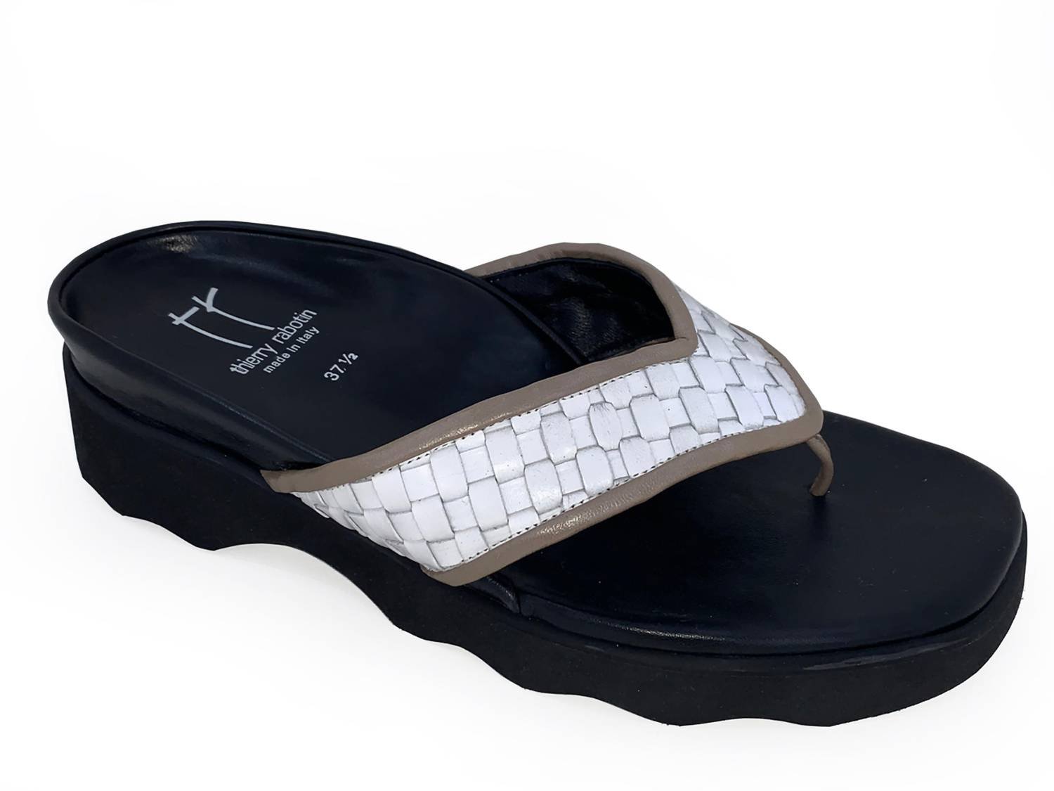 Thierry Rabotin - Women's Ucria Thong Sandals - sandals - shoes - white