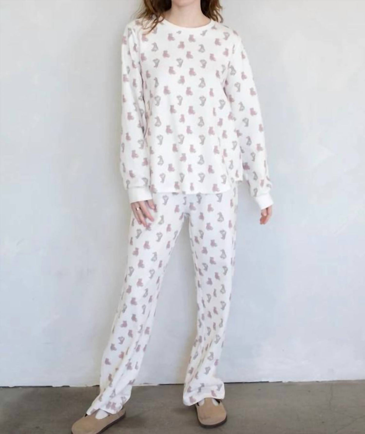 Things Between - Cozy Teddy Thermal Rib Lounge Set