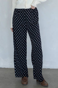 Things Between - Jemma Satin Polka Dot Pants
