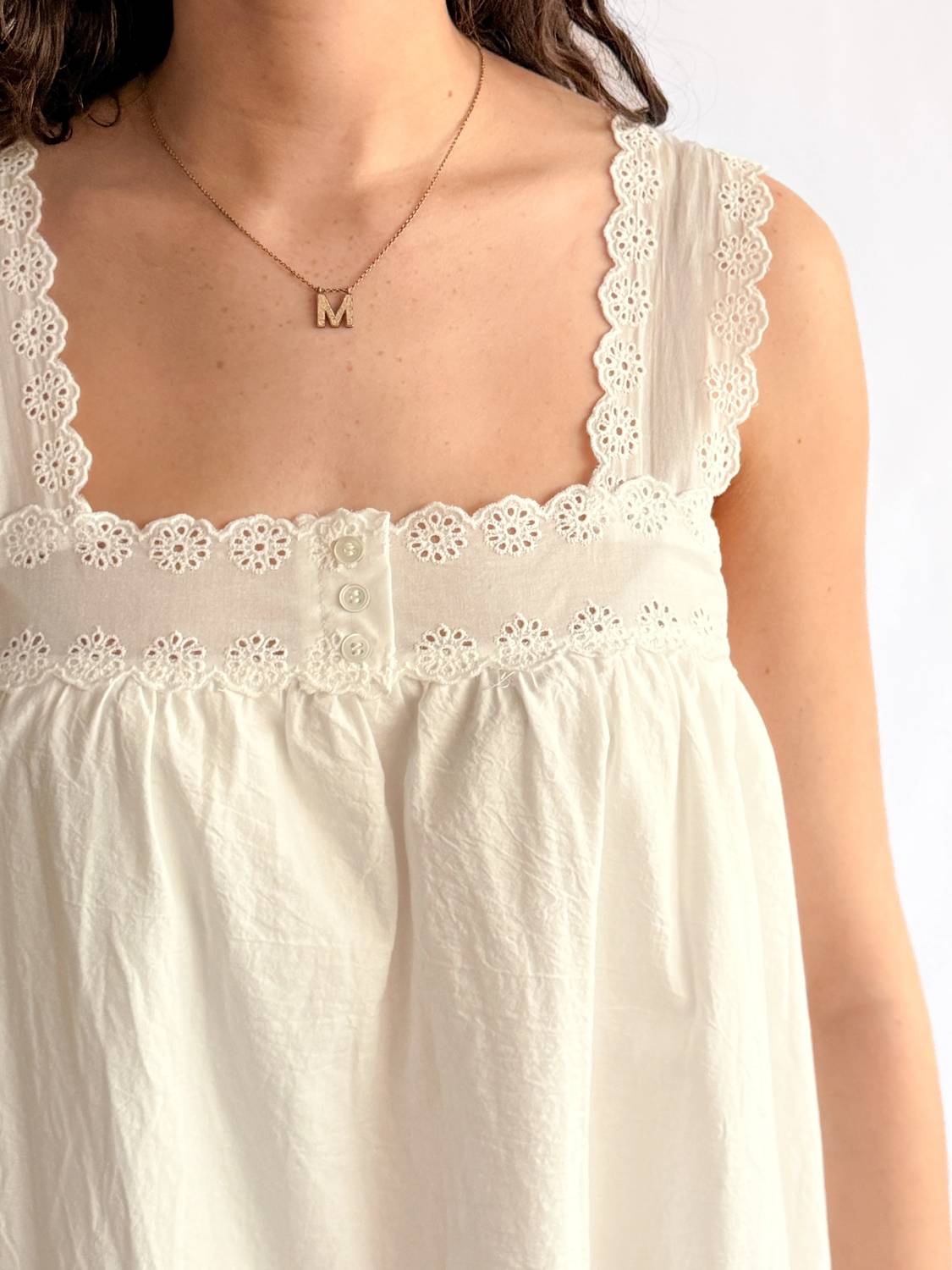 Things Between - Lennon Eyelet Tunic Maxi Dress