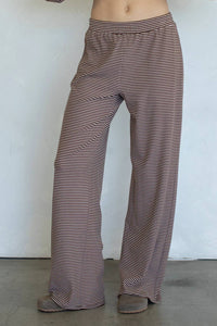 Things Between - Levi Striped Wide Leg Pants