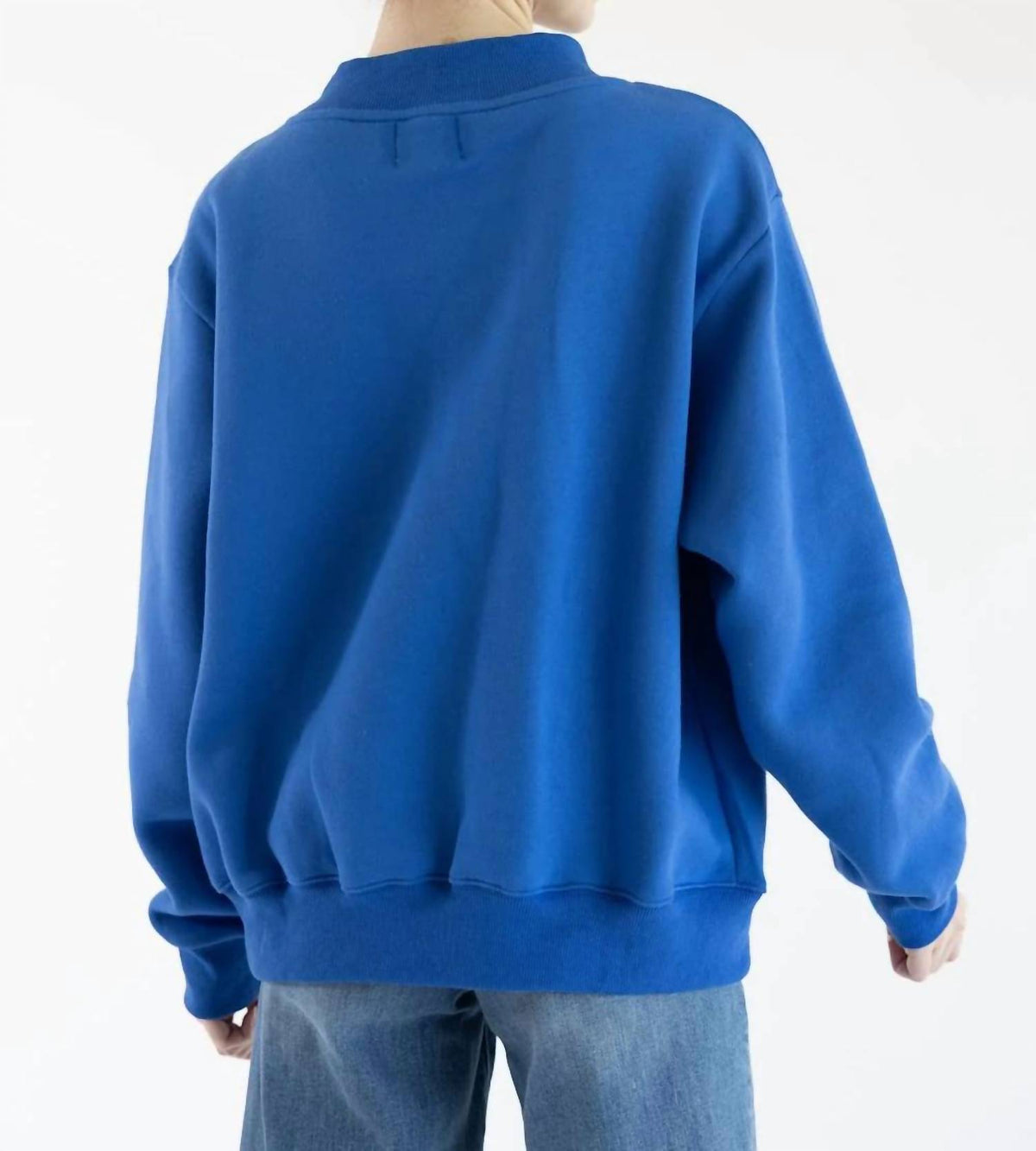 Things Between - Nelly Mock Neck Pullover Sweatshirt