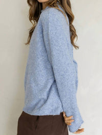 Things Between - Oversized Piper Mock Neck Pullover