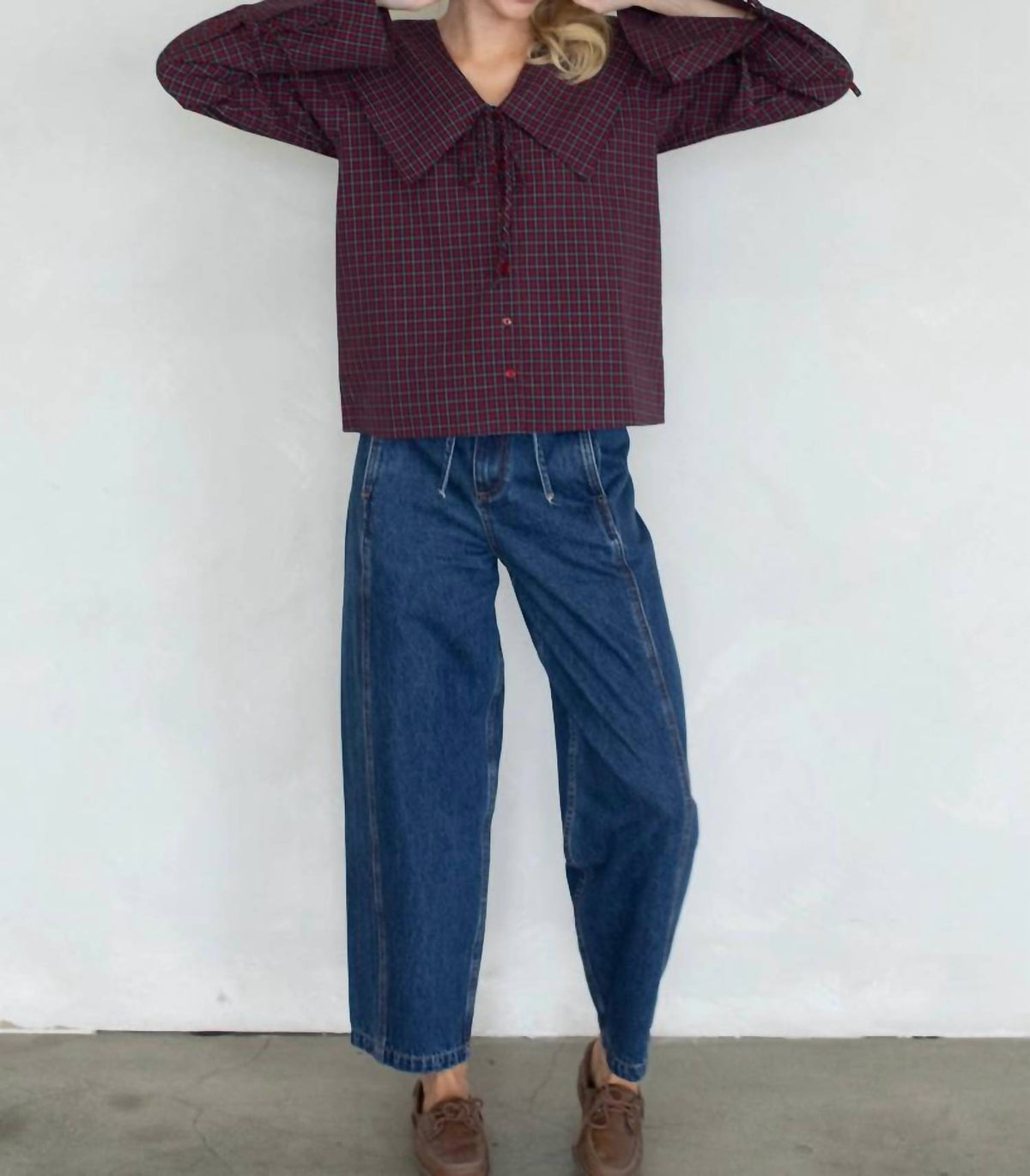 Things Between - Sylvette Checkered Top