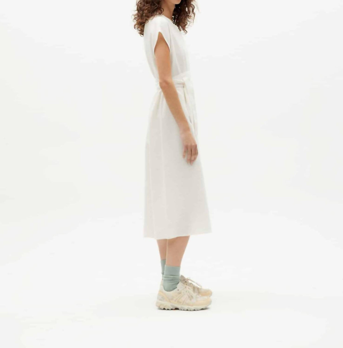 Thinking Mu - Loop Gretel Midi Dress