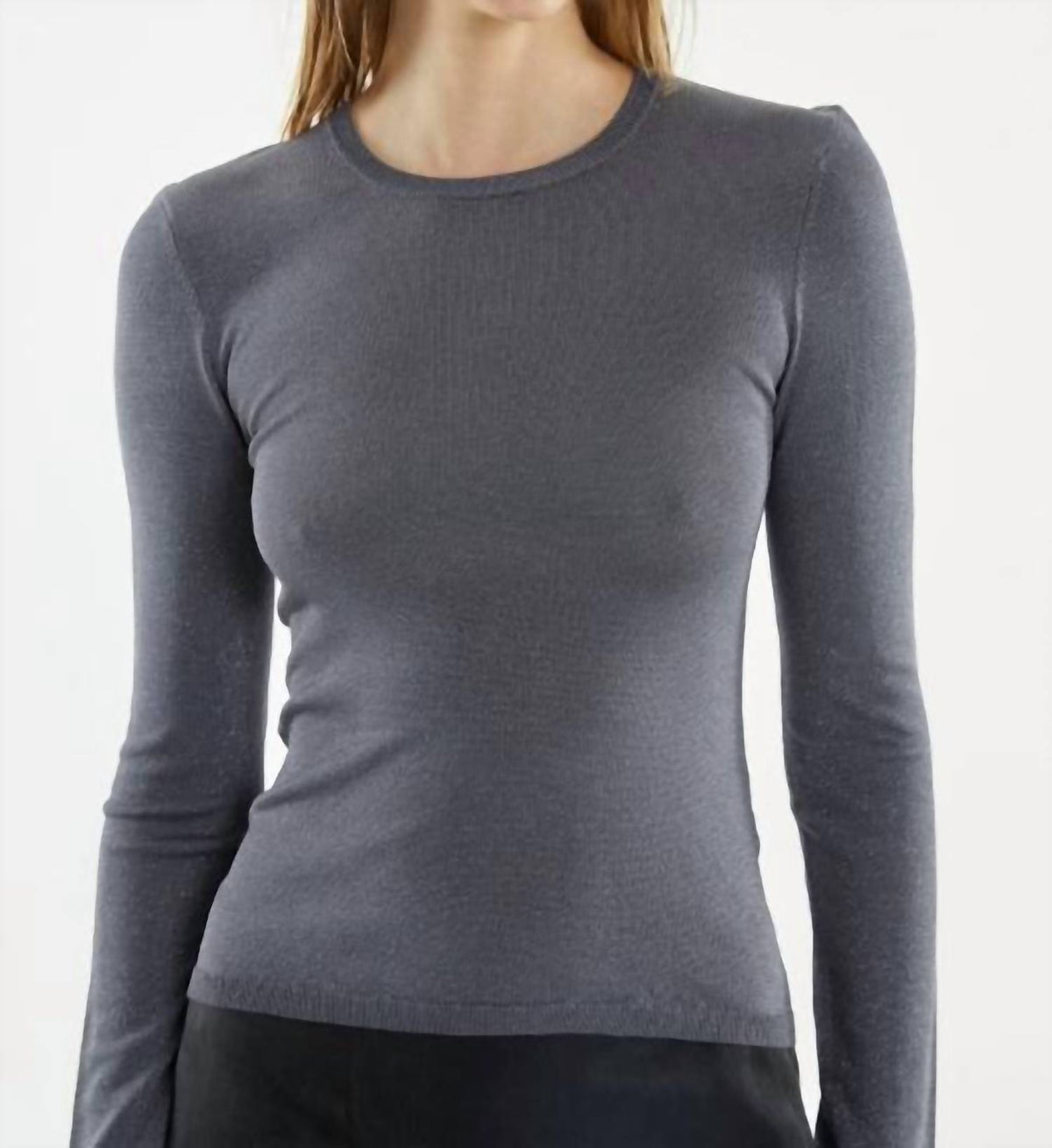 Third Form - Glimmer Knit Long Sleeve Crew Top