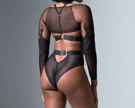 Thistle And Spire - Smokin Mirrors Shrug - black - clothing - intimates