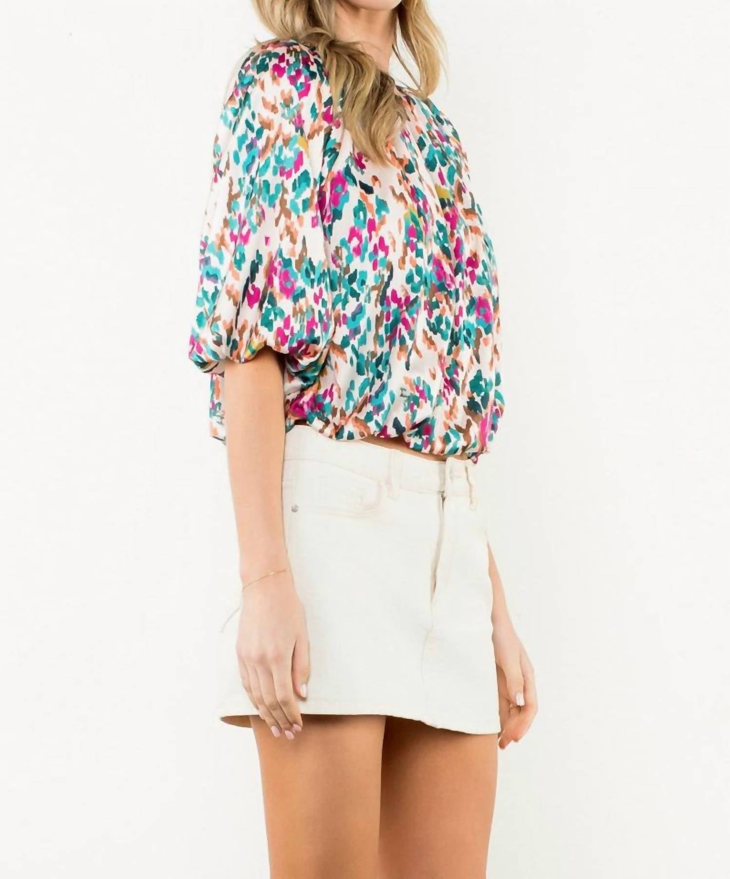 Thml - Arlington Floral Inspired Top - blouses - clothing - floral