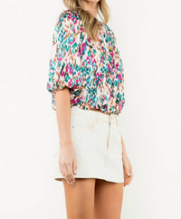 Thml - Arlington Floral Inspired Top - blouses - clothing - floral