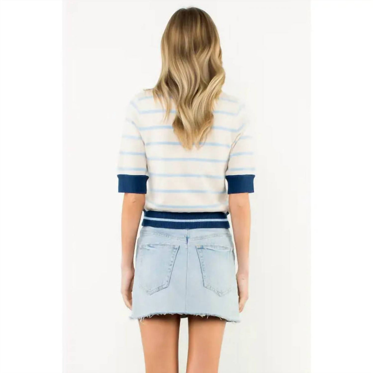 Thml - Becca Rib Striped Sweater