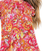 Thml - Berry Blossom Smock Top