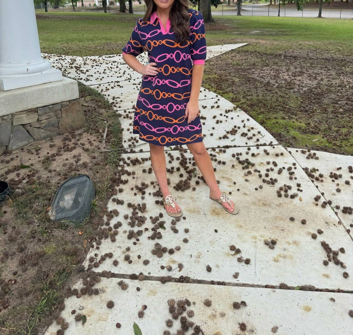 Thml - Chain Print Collared Dress