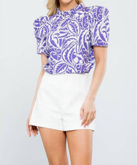 Thml - Chandler Poplin Print Top