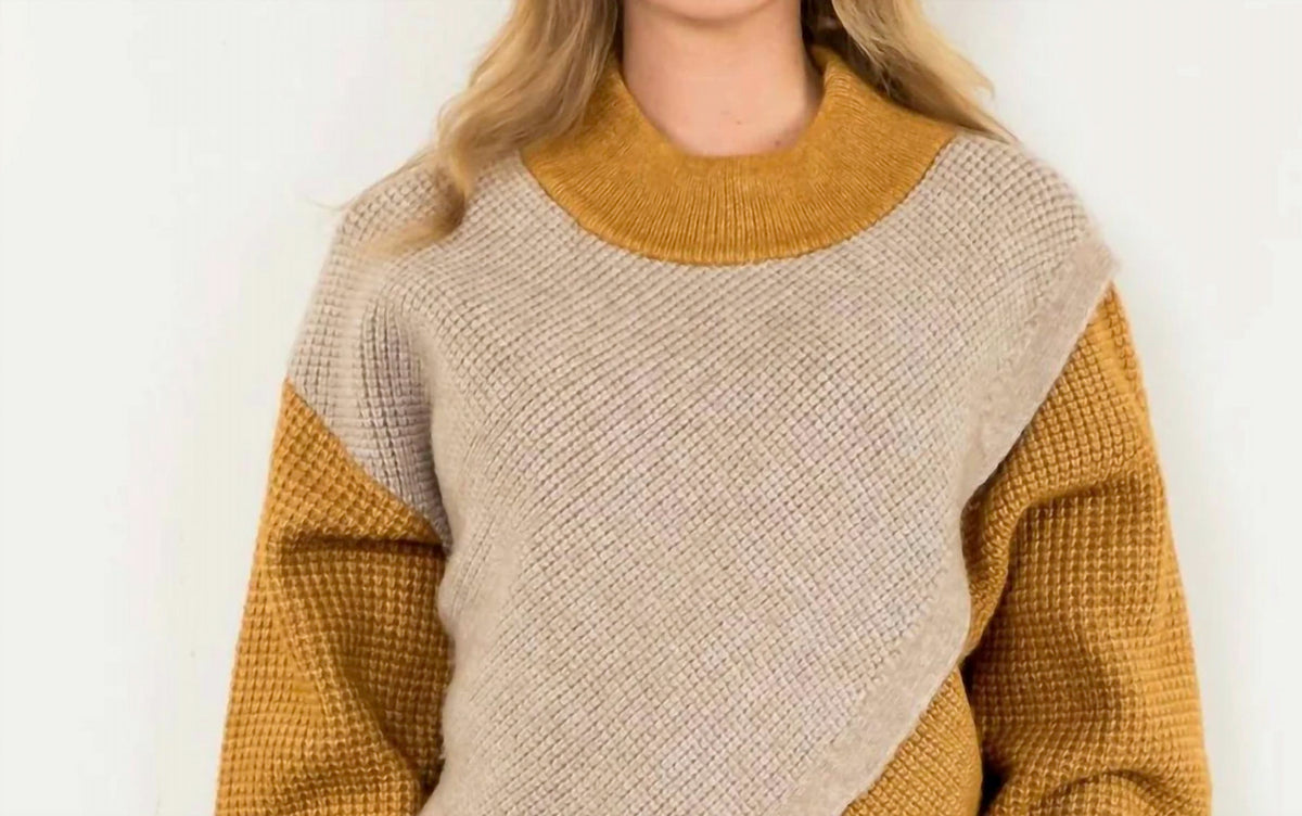 Thml - Colorblock Knit Sweater