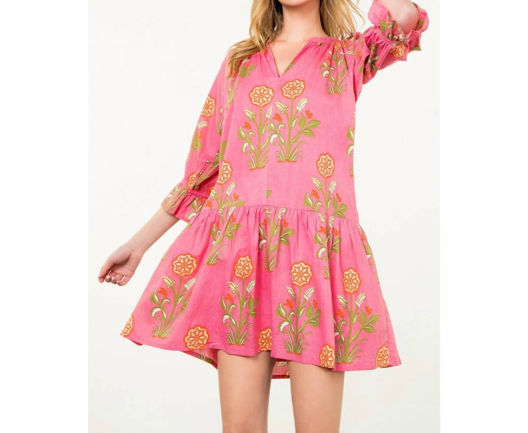 Thml - Ellen Flower Print Dress - clothing - collection:vacationdresses(Auto) - cotton - blend