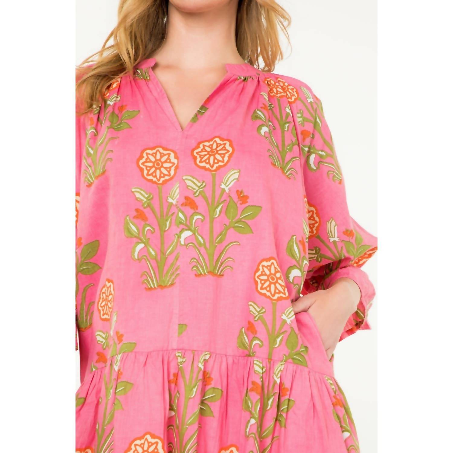 Thml - Ellen Flower Print Dress - clothing - collection:vacationdresses(Auto) - cotton - blend