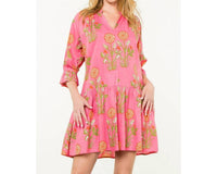 Thml - Ellen Flower Print Dress - clothing - collection:vacationdresses(Auto) - cotton - blend