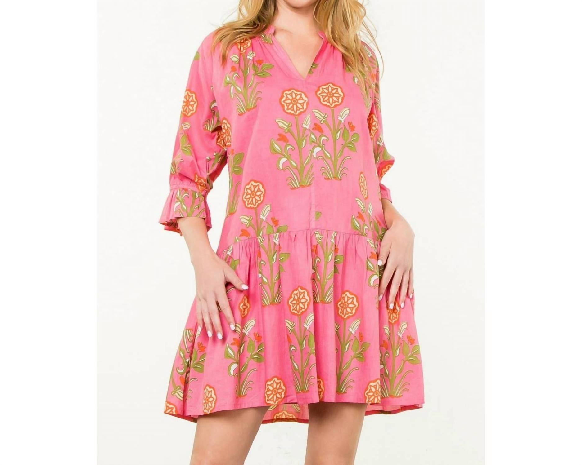 Thml - Ellen Flower Print Dress - clothing - collection:vacationdresses(Auto) - cotton - blend