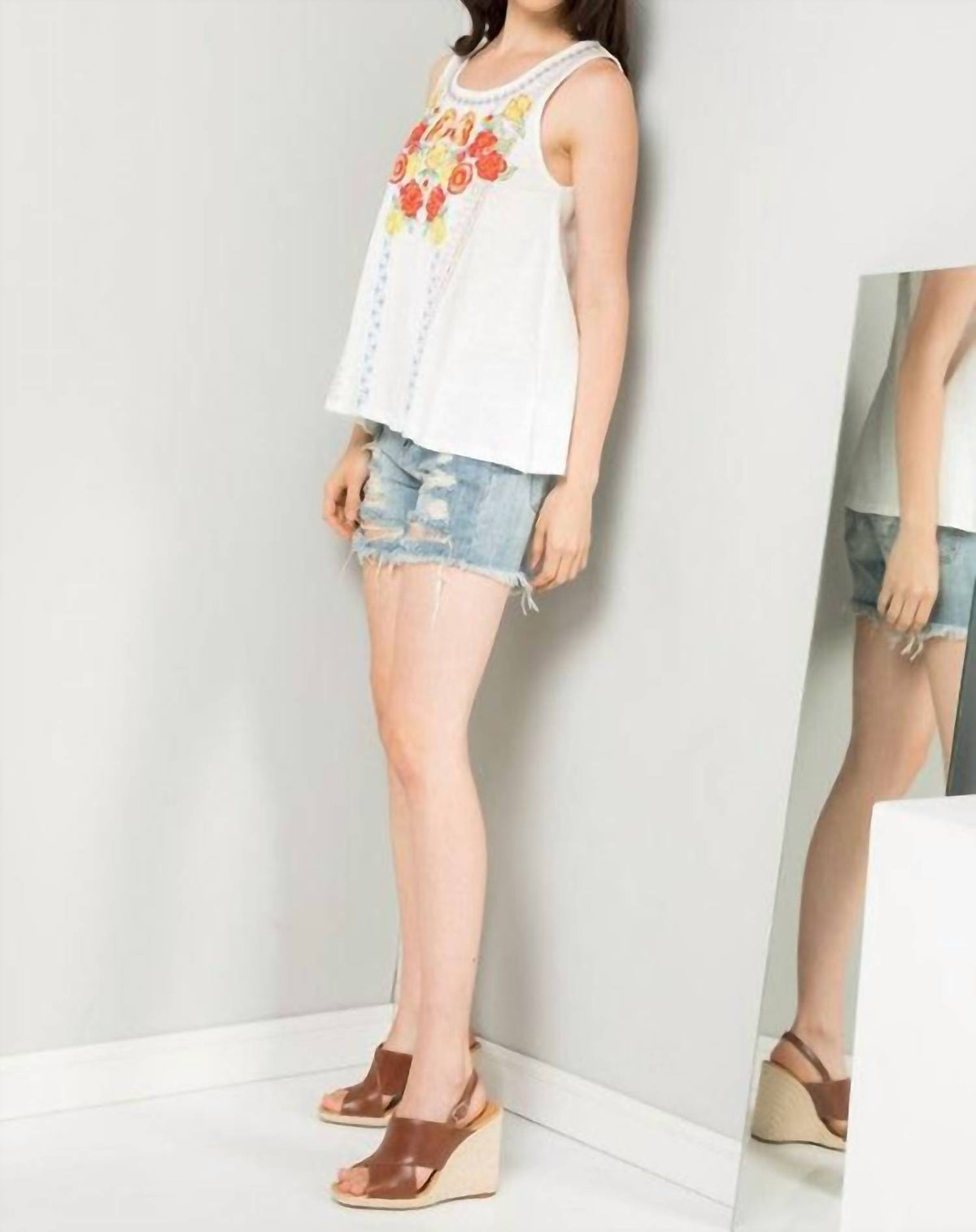 Thml - Embroidered Knit Tank