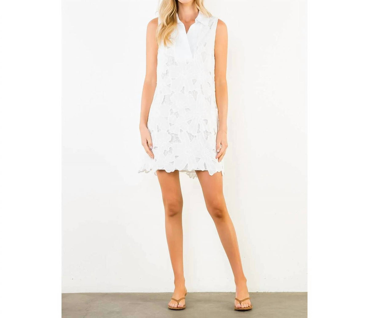 Thml - Eyelet Embroidered Dress
