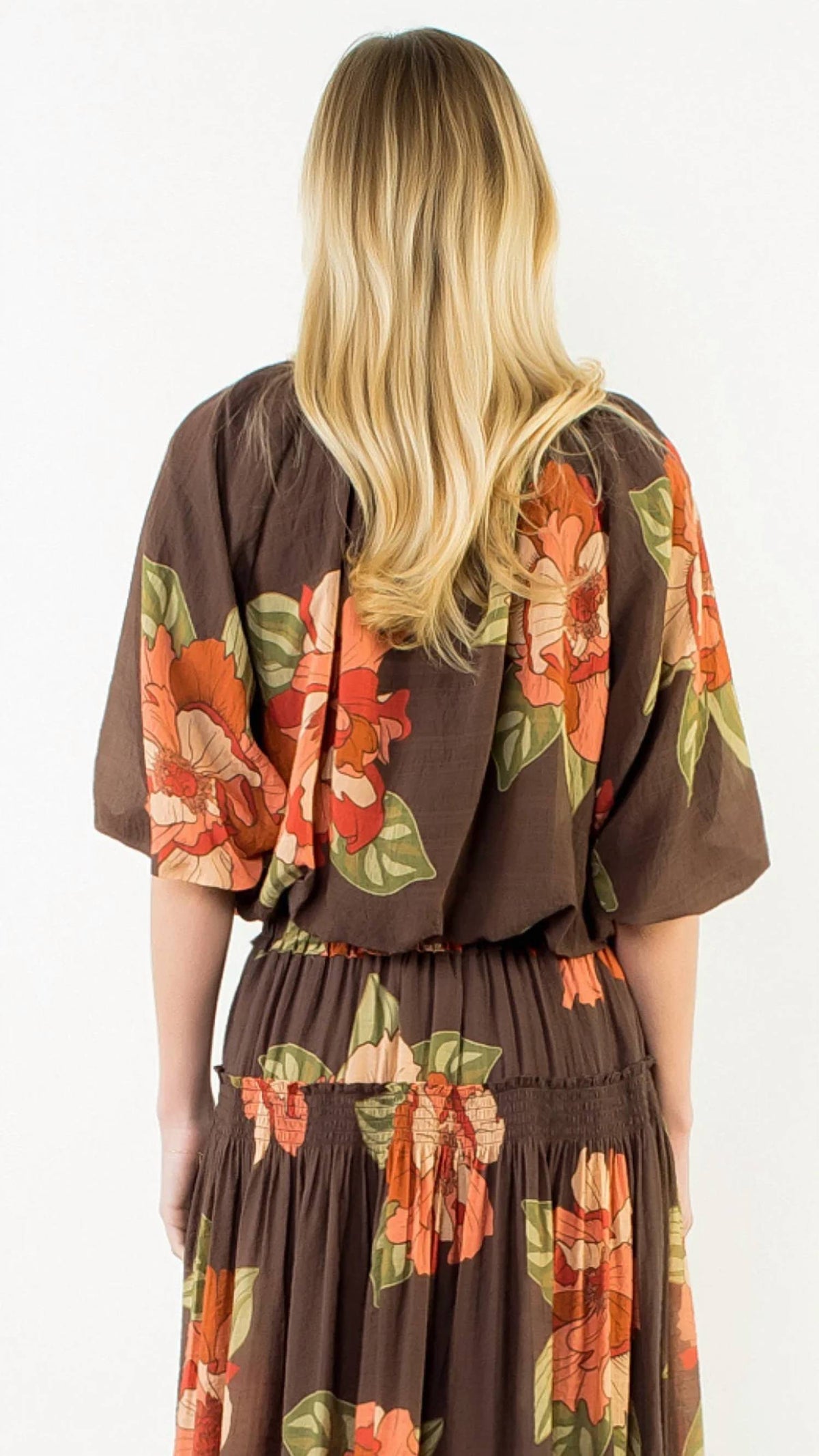 Thml - Floral Bubble Hem Top