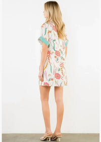 Thml - Floral Print Collared Dress