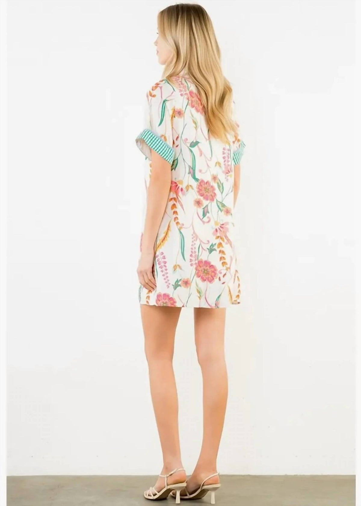 Thml - Floral Print Collared Dress