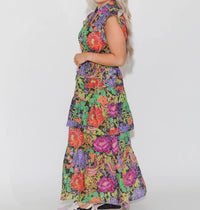 Thml - Floral Tiered Maxi Dress - clothing - dresses - floral