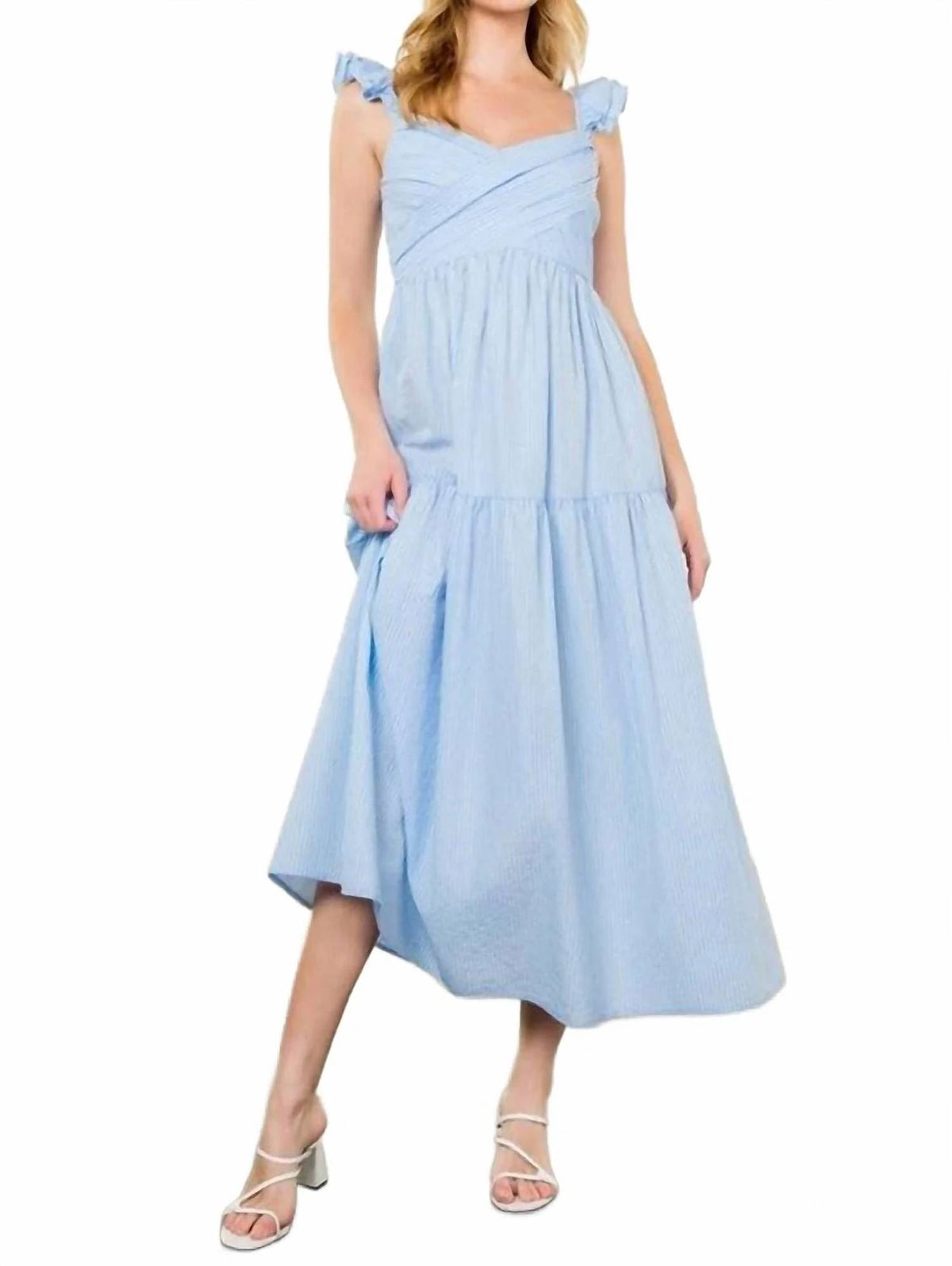 Thml - Flutter Sleeve Maxi Dress