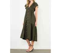 Thml - Flutter Sleeve Midi Dress