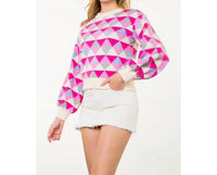 Thml - Geometric Pattern Sweater