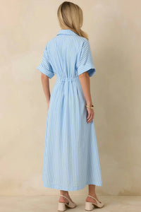 Thml - Giselle Striped Button Down Dress