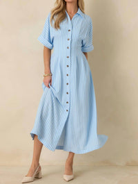 Thml - Giselle Striped Button Down Dress