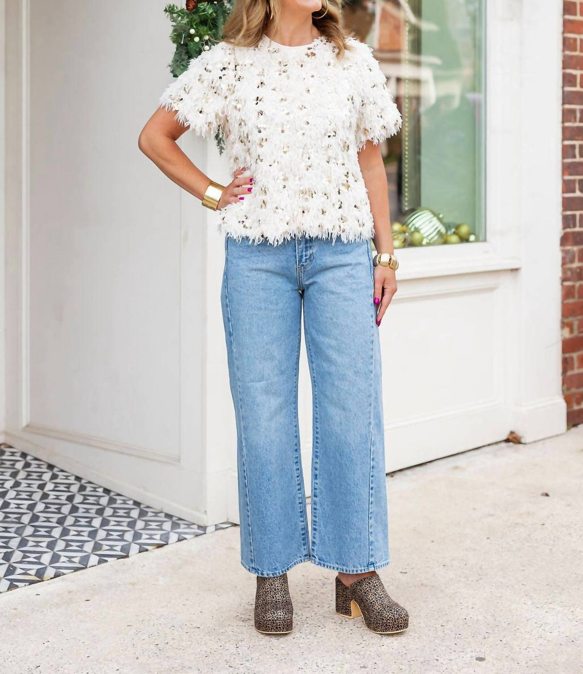 Thml - Glitterfrost Fuzzy Top