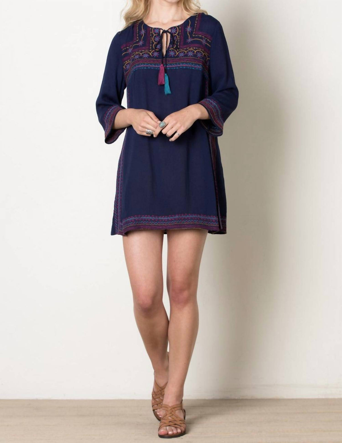 Thml - Gypsy Love Embroidered Shift Dress