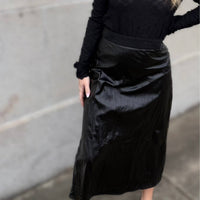 Thml - Liquid Midi Leather Skirt