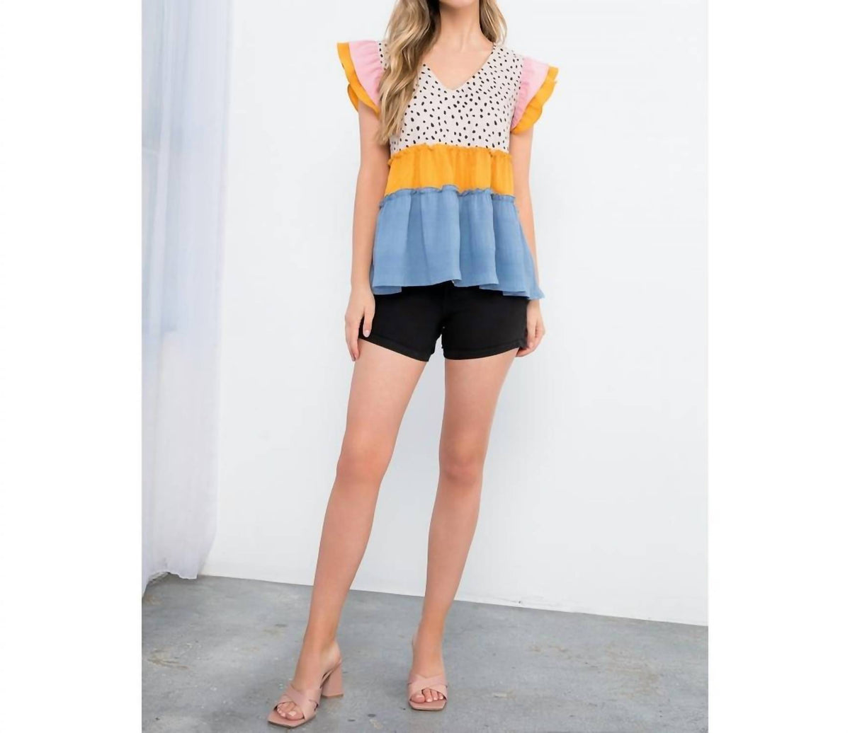 Thml - Mixed Print Top