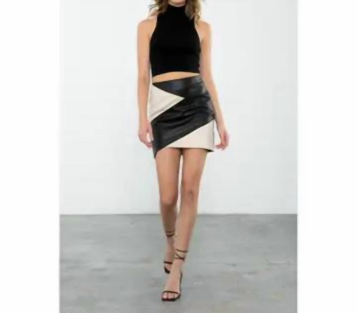 Thml - Monochrome Edge Skirt
