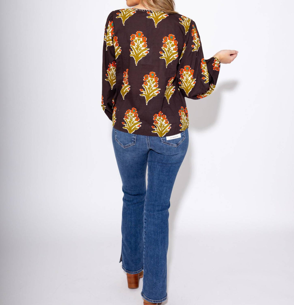 Thml - Petal Pop V-Neck Top