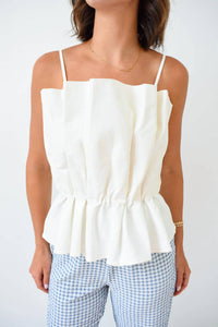 Thml - Pleats Please Square Neck Sleeveless Top